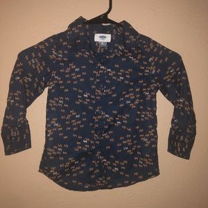 Old navy long sleeve button down shirt